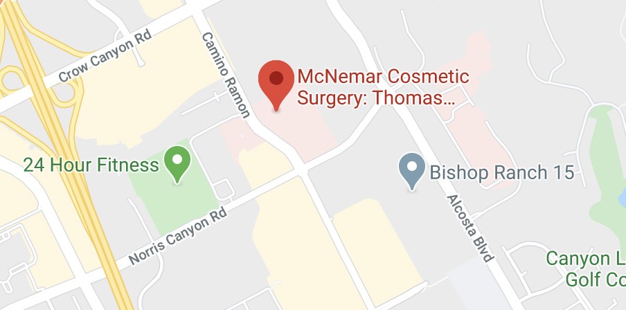 Directions to McNemar Plastic Surgery's San Ramon location